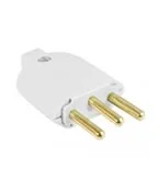 Plugue macho 2P+T – Adaptadores de tomadas em Taubaté