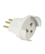 Adaptador com pino de aterramento – adaptadores de tomadas na Coreval em Taubaté